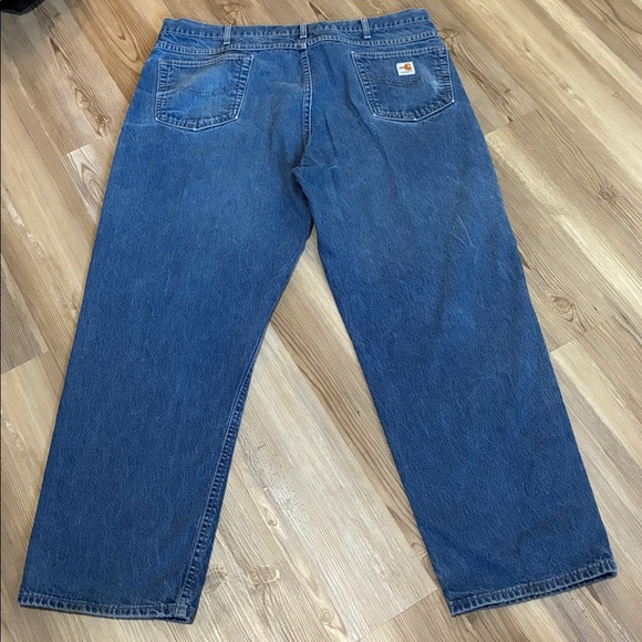 Carhartt Flame Resistant Jeans Relaxed fit NFPA 2112 Medium wash Men’s 42 X 30 - Picture 7 of 10